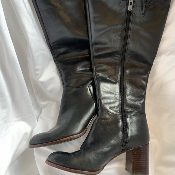 ANTONIO MELANI Shoes - Antonio Melani black leather boots.  Size 7 W Boots are almost brand new.